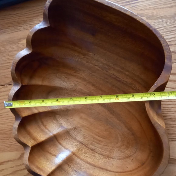 Vintage Monkey Pod Wood Salad bowl - Picture 7 of 10